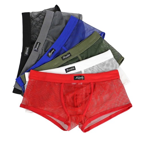 Boxer sexy rete pizzo uomo - boxer,