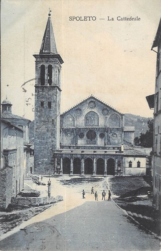 Cpa italie spoleto - spoleto, la