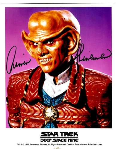 Foto autografata star trek - foto, ds9