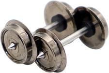 2X Ruote in Metallo Con Assi per HO Scala 1:87 Modello Treno Sostituzione Modifi