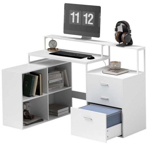 Homcom scrivania moderna con - homcom,