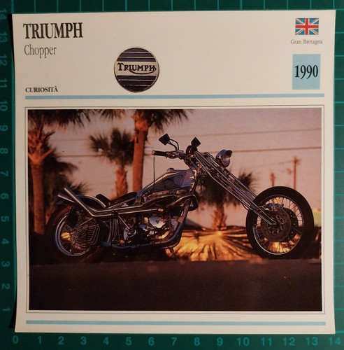 Foto moto triumph chopper - moto,