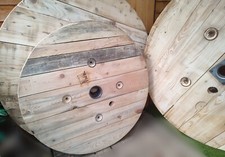 Avvolgicavo in legno 60 cm