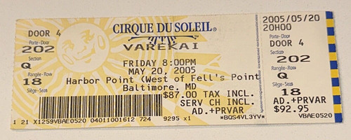 Biglietto cirque soleil - cirque,