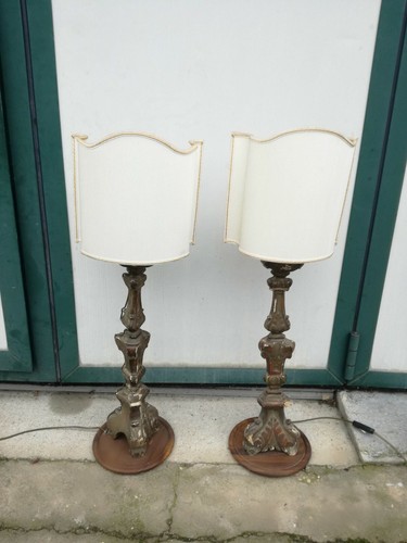 Coppia candeliere torciera - candeliere,