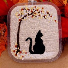 Pannello Ricamato A Mano in