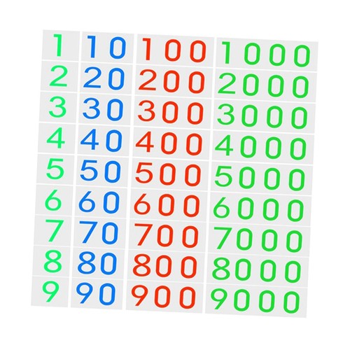 Montessori numeri carte - montessori,
