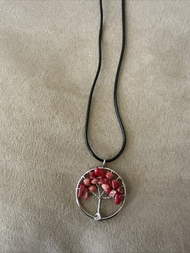 Collana con ciondolo - , albero