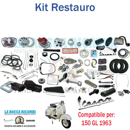 Kit restauro vespa - kit, gl