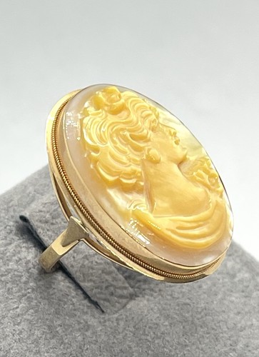 Anello oro giallo 14kt con - giallo,