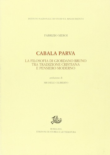 Cabala parva filosofia di - la,