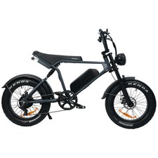 Bicicletta elettrica JSL E6 4.0 pneumatici grassi 15,6Ah 25KM/H 20" city ebike Shimano 7 velocità