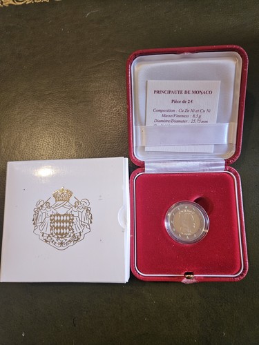 Euro monaco 2010 proof - euro, fondo