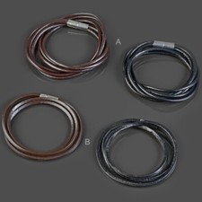 Bracciale In Vera Pelle Collana In Pelle Bracciale Surfer Wickel LB39