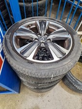 4 Cerchi Originali in lega modello Lexus diametro 18 - 5 razze argento e nero 