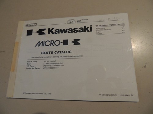 Parts catalog kawasaki vn1500 - parts,