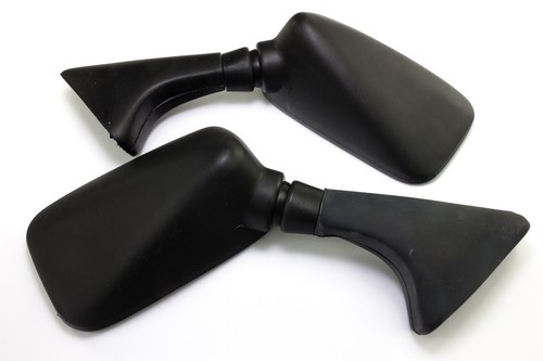 Coppia specchietti neri per