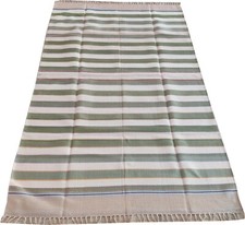 Tappeto a righe 4 x 6,5 piedi