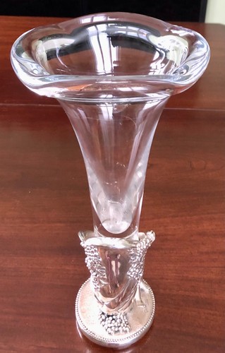 Vaso con scultura - con, firmato