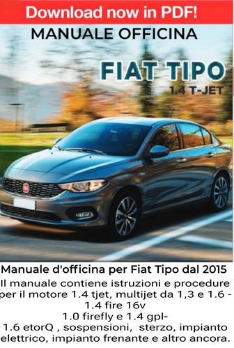 Manuale officina fiat tipo - manuale,