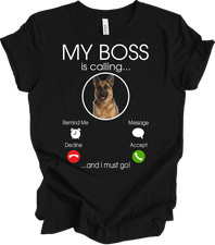 German Shepherd 'My Boss is