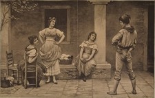 Grande stampa antica del 1933