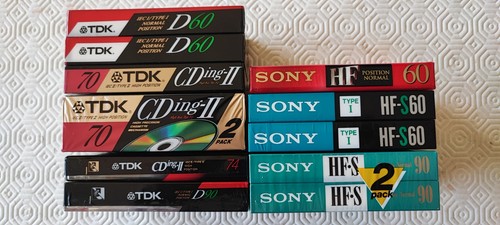 Audiocassette vergini tdk e - vergini,