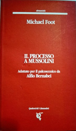 Libro processo mussolini - processo,