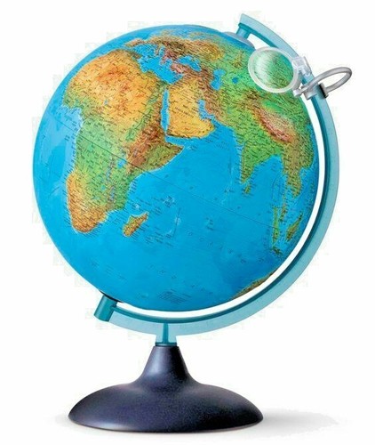 Mappamondo geografico uranio - mappamondo,