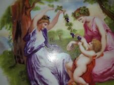 KPM PIATTO IN PORCELLANA BORDO