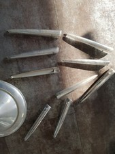 Parti Modanature Profili per FIAT Auto D'epoca Cromato plastica stock 8 pezzi