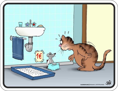 Targa latta gatti toilette - latta,