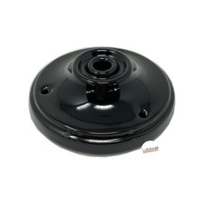 Rosone In Porcellana Nero -