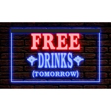 Free Drinks Tomorrow Beer Bar