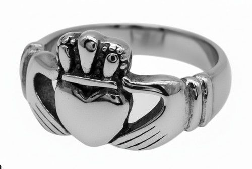 Anello claddagh grande fede - anello,