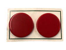 ORECCHINI CLIP BOTTONE PIATTO