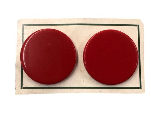 Orecchini clip bottone piatto - clip,