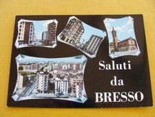 (FG.AS) Saluti da BRESSO - VEDUTE VEDUTINE (vg 1969, bromofoto)