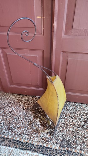 Lampada pelle fatta mano - mano,