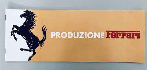 Brochure ferrari produzione - ferrari, |