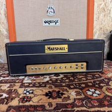 Testa amplificatore vintage 1965 Marshall JTM45 MKII *logo blocco* plexi bianco *anni '60*