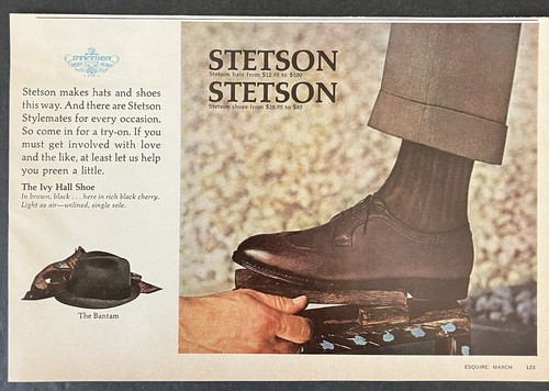 Scarpe cappelli stetson 1966 - e,