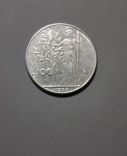 Moneta lire 100 - moneta, (1978)