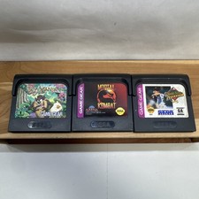 Sega Game Gear Lot of 3 Bundle