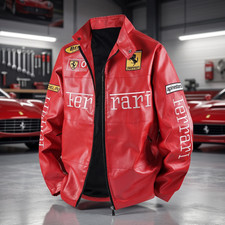 Giacca Pelle Ferrari Vintage