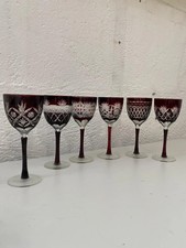 Set 6 calici in cristallo