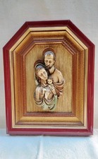 Capezzale sacra famiglia In Ceramica Vintage 