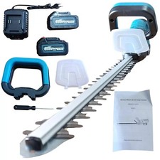 Tagliasiepi 2 Batterie Tosasiepi Taglia Siepi Cespuglio 198V 6AH Lama Da 50 Cm