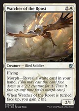 MTG 2x WATCHER OF THE ROOST - GUARDIANO DEL TRESPOLO - KTK - MAGIC