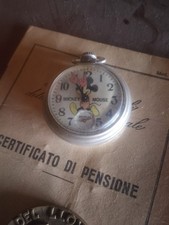 Orologio Mickey mouse Walt Disney Bradley Ingersoll epoca pubblicitario pubblic